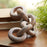 Melrose International Sandstone Cha, Link Décor 11"L, Brown