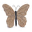 Melrose Wicker Design Butterfly/Dragonfly Shelf Sitter, Set/4, Brown