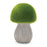 Melrose International Mossy Terra Cotta Mushroom, Set of 3, Green/Grey