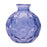 Melrose International Bubble Glass Bud Vase, Set of 2, Blue