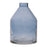 Melrose International Glass Bottle Vase 6.5"H, Blue - 92120DS