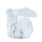 Melrose Marble Design Rabbit Shelf Sitter, Set of 2, White/Grey