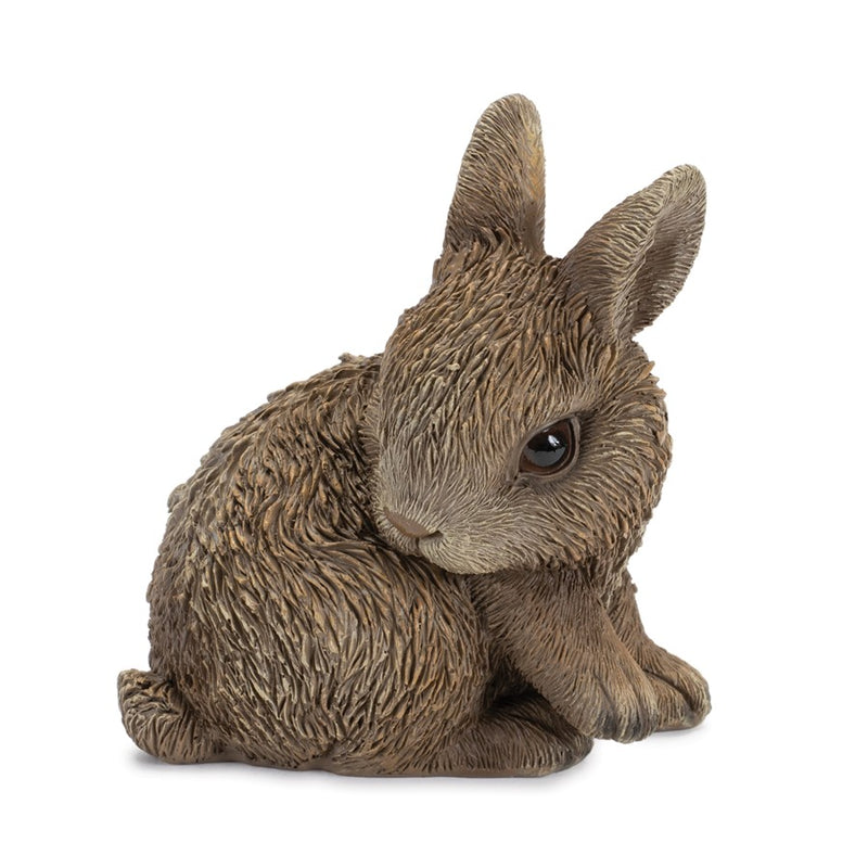Melrose Mini Garden Bunny Rabbit Figurine (Set of 3), Brown