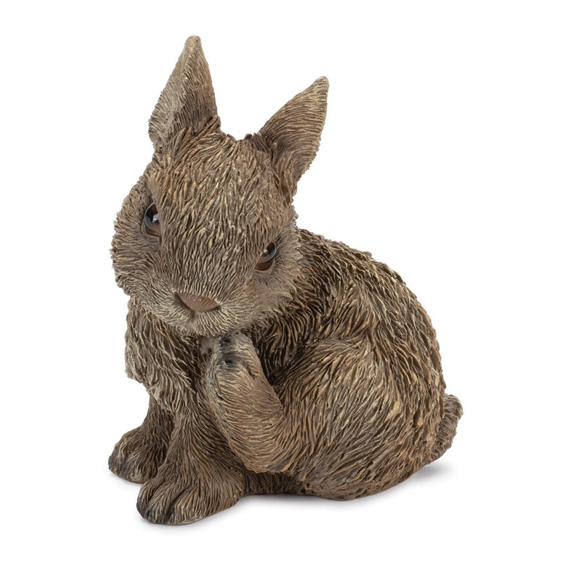 Melrose Mini Garden Bunny Rabbit Figurine (Set of 3), Brown