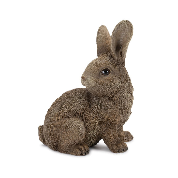 Melrose International Garden Bunny Rabbit Figurine, Set of 3, Brown