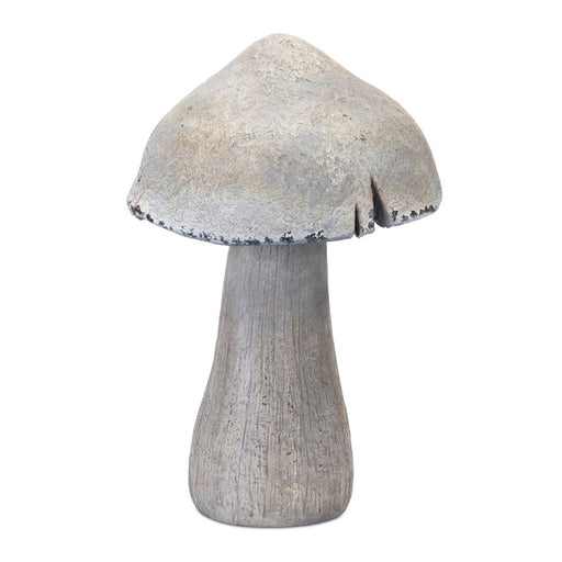 Melrose International Stone Mushroom Garden Accent 20"H, Grey - 92185DS