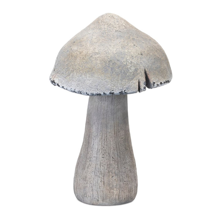 Melrose International Stone Mushroom Garden Accent 20"H, Grey - 92185DS