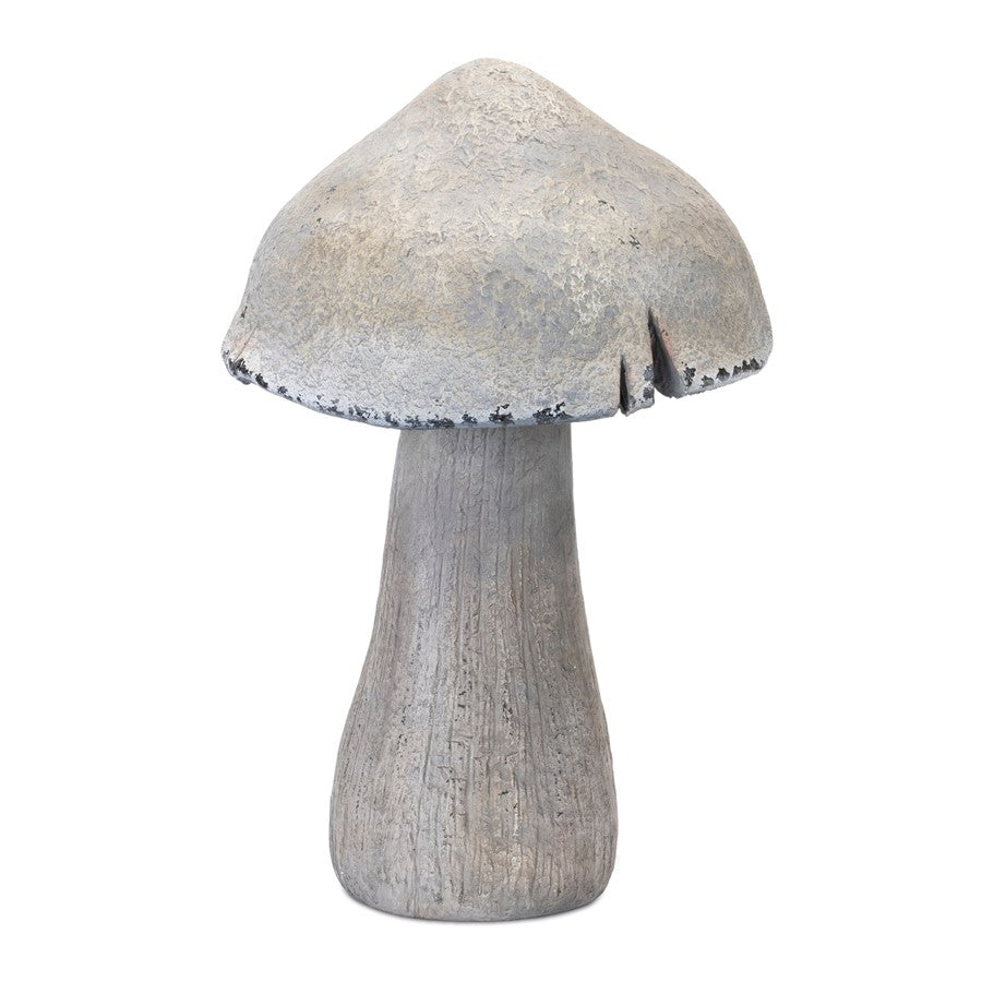 Melrose International Stone Mushroom Garden Accent 20"H, Grey - 92185DS
