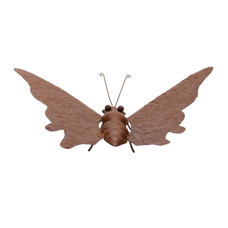 Melrose International Metal Butterfly Garden Accent 12.5"L, Bronze