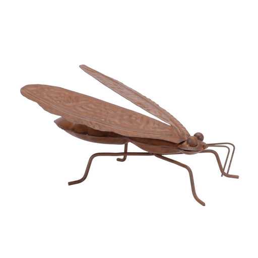 Melrose Iron Metal Bumble Bee Garden Accent, Set of 2, Orange