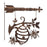 Melrose International Bumble Bee Hive Garden Sign 15.5"H, Bronze - 92202DS
