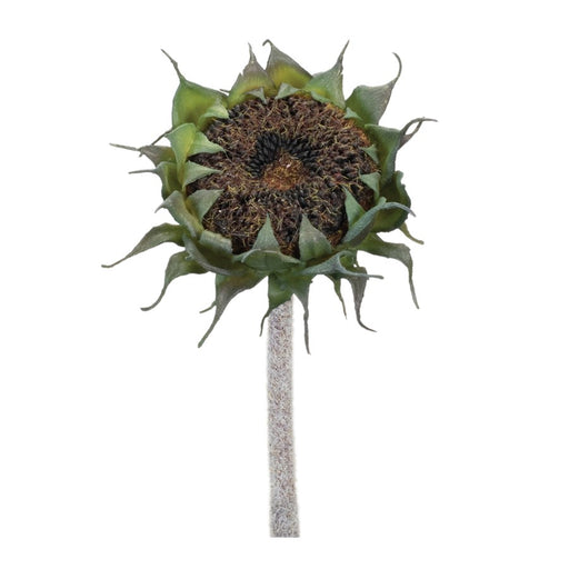 Melrose International Sunflower Stem, Set of 6, Black/Green - 92297DS