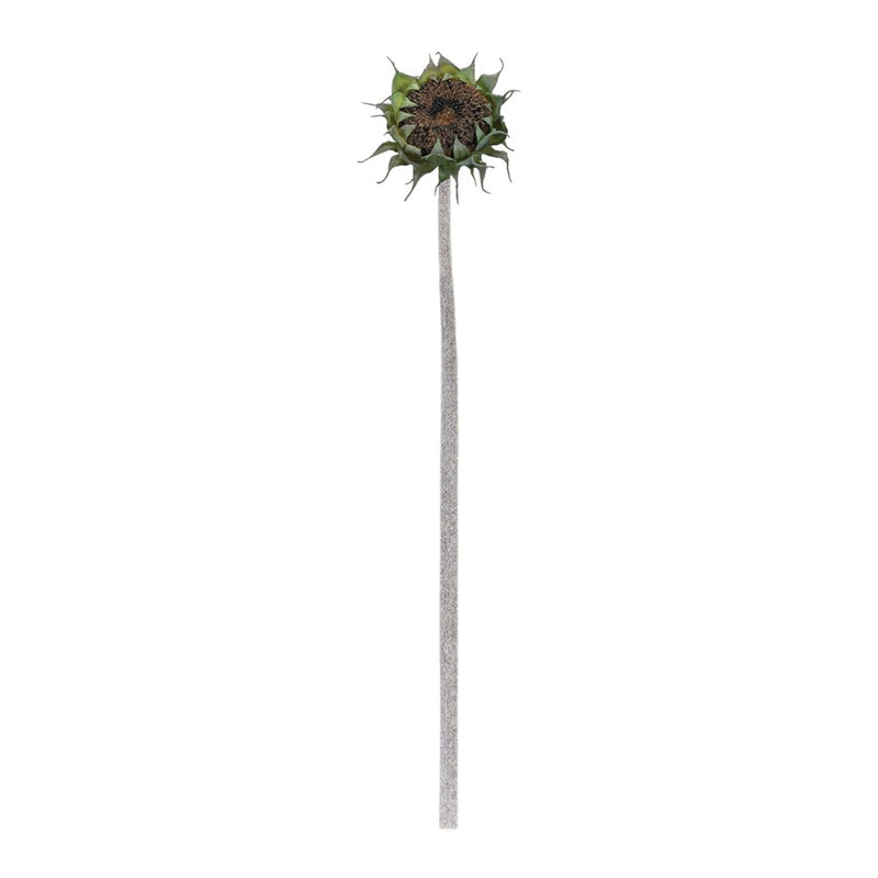 Melrose International Sunflower Stem, Set of 6, Black/Green