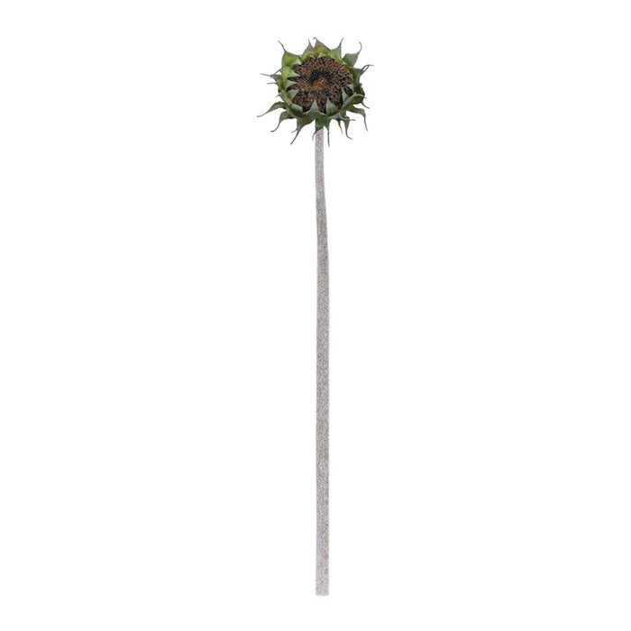 Melrose International Sunflower Stem, Set of 6, Black/Green