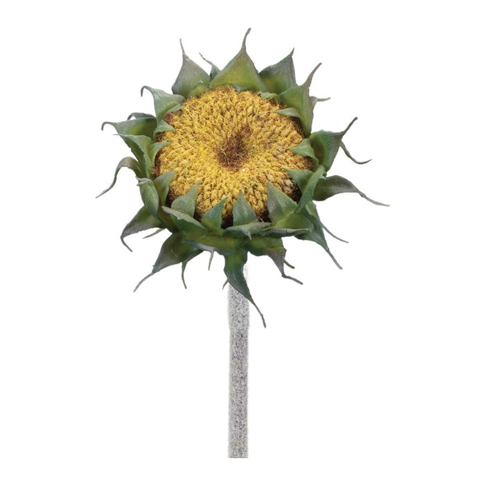 Melrose International Sunflower Stem, Set of 6, Yellow/Green - 92298DS