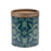 Melrose Round William Morris Canister, Set of 3, Green/Beige