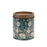 Melrose Round William Morris Canister, Set of 3, Green/Beige