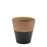 Melrose International Tapered Two-Tone Planter, Set of 2, Black/Brown