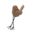Melrose International Etched Bird Shelf Sitter, Set of 6, Brown/Black