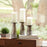 Melrose International Tapered Metal Candle Holder, Set of 3, Bronze