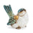 Melrose International Terra Cotta Bird Figurine, Set of 6, Blue/Beige