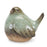 Melrose Ceramic Bird Figurines/Unglazed Accents, Set of 4, Green/Brown