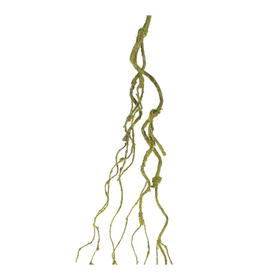 Melrose International Mossy Twig Vine, Set of 6, Green - 92396DS