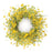 Melrose Mixed Daisy Floral Wreath 20"D, Yellow/Green - 92404DS