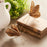 Melrose Leaf Butterfly Shelf Sitter (Set of 2), Gold