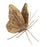 Melrose Leaf Butterfly Shelf Sitter (Set of 2), Gold
