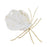 Melrose International Leaf Butterfly Shelf Sitter, Set of 2, White/Gol