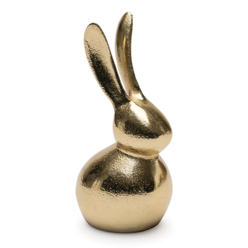 Melrose International Modern Metal Bunny Decor, Set of 2, Gold - 92504DS