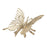 Melrose International Modern Metal Butterfly Decor, Set of 2, Gold