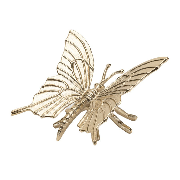 Melrose International Modern Metal Butterfly Decor, Set of 2, Gold
