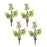 Melrose International Berry Foliage Spray, Set of 6, Green
