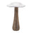 Melrose International Wood Mushroom Decor, Set of 4, White/Brown