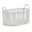 Melrose Oval Woven Rattan Tabletop Basket, Set of 2, White