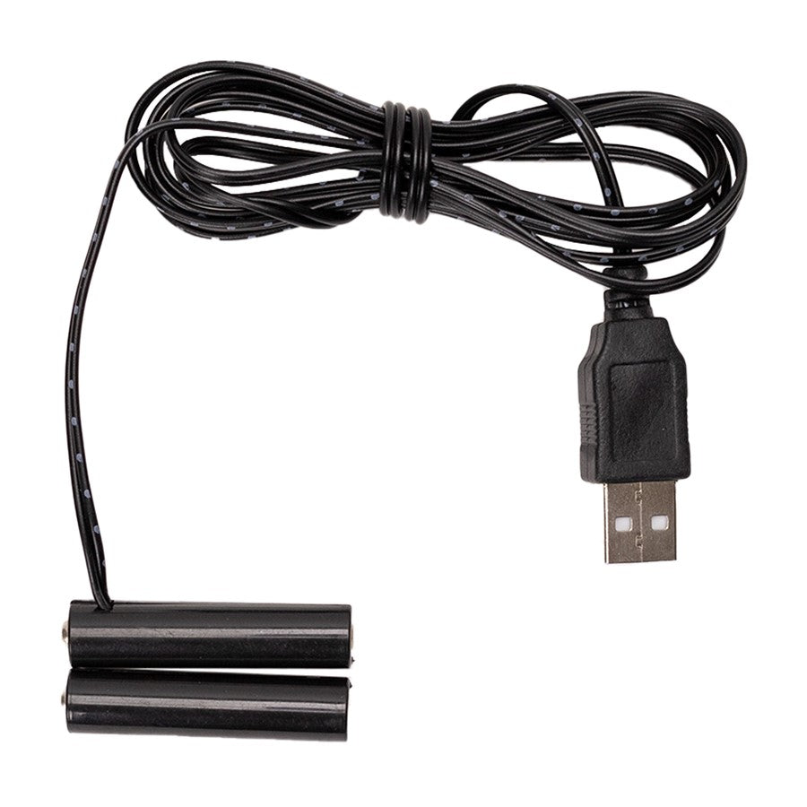 Melrose No More Batteries 2 AAA Replacement, Set of 3, Black - 92586DS