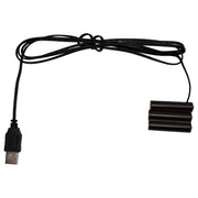 Melrose No More Batteries 3 AAA Replacement, Set of 3, Black - 92587DS