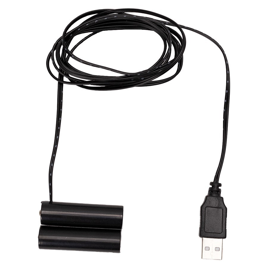 Melrose No More Batteries 2 AA Replacement, Set of 3, Black - 92588DS