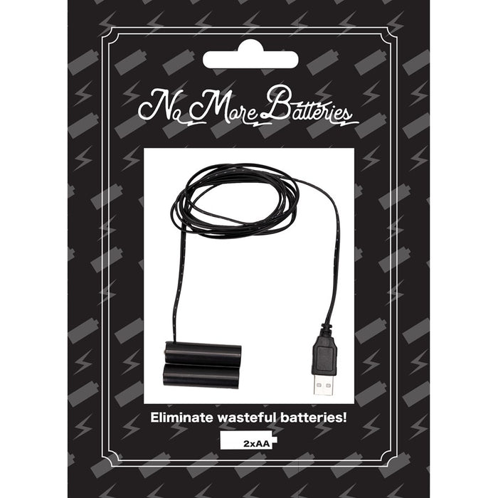 Melrose No More Batteries 2 AA Replacement, Set of 3, Black