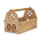 Melrose International Wood Barn Caddy Tray 15"L, Brown - 92604DS
