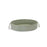 Melrose International Round Iron Metal Tray, Set of 3, Green/White