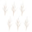 Melrose International Beige Twig Branch, Set of 6, Beige