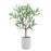 Melrose International Potted Olive Leaf Topiary 17.5"H, Green/Brown - 92659DS