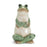 Melrose Ceramic Garden Frog Statue (Set of 2), Green/Beige