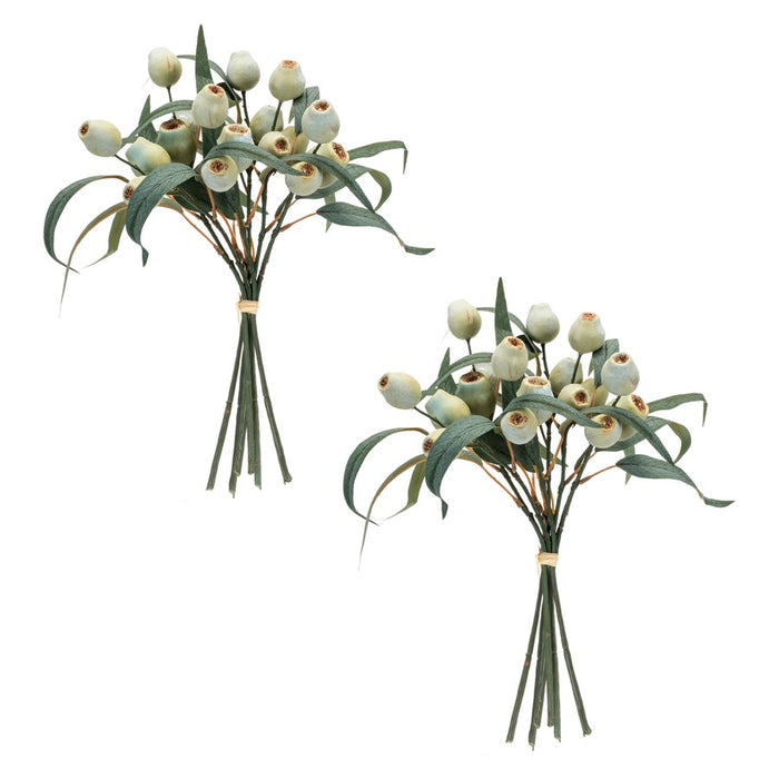 Melrose International Green Pod Foliage Bundle, Set of 2
