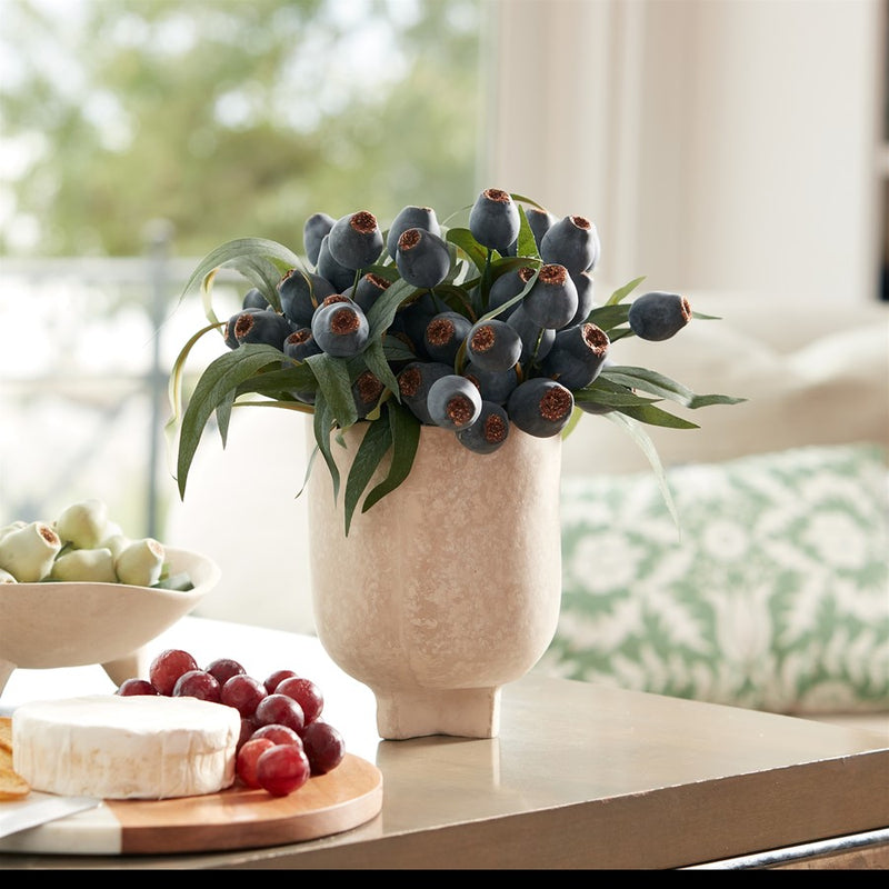 Melrose International Pod Foliage Bundle, Set of 2, Blue/Green