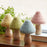 Melrose International Felt Wood Mushroom Decor, Set of 24, Multi