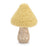 Melrose International Felt Wood Mushroom Decor, Set of 24, Multi